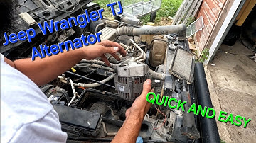 Jeep Wrangler TJ Alternator Replacement