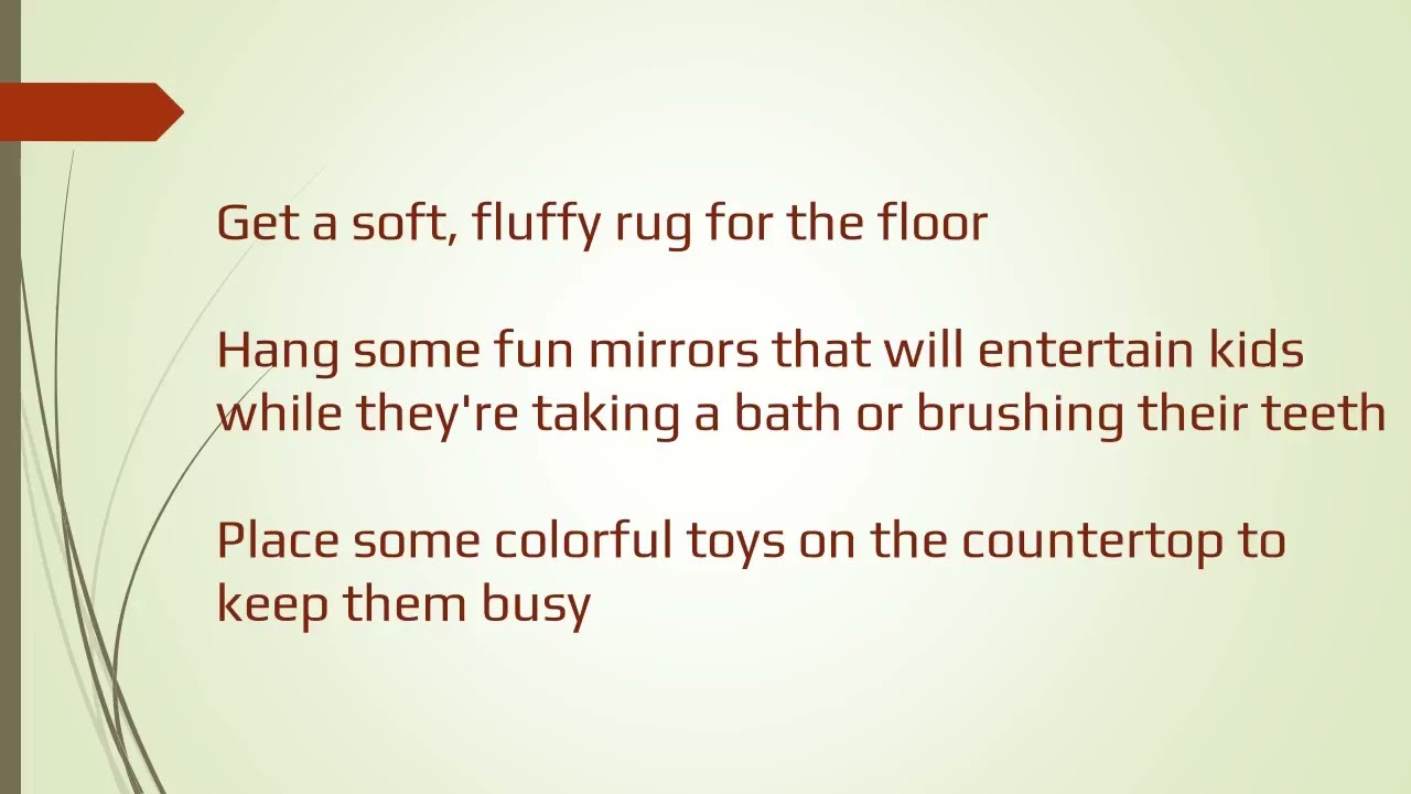 Tips for Creating a Child Friendly Bathroom 