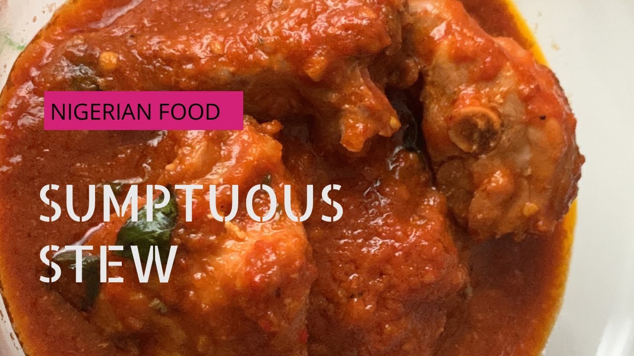 HOW TO MAKE THE BEST NIGERIAN CHICKEN TOMATO STEW | AUTHENTIC AFRICAN CHICKEN STEW RECIPE | KELLANWA