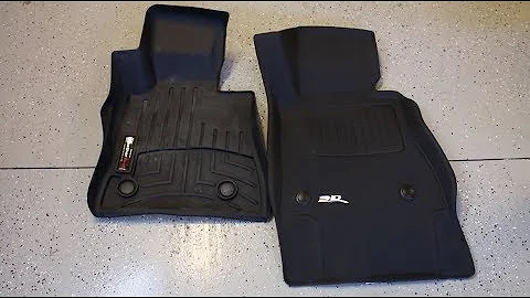 2016 Camaro SS: WeatherTech vs 3D Maxpider Floor Mats