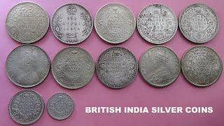 OLD RARE BRITISH INDIA Silver coins screenshot 1