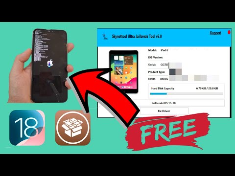 FREE Tool Jailbreak IPhone IPad For Bypass ICloud Lock To Owner IOS 12 To IOS 18 6 JailbreakiOS18