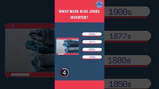When were blue jeans invented? #fashionfacts #jeans #shorts #youtubeshorts