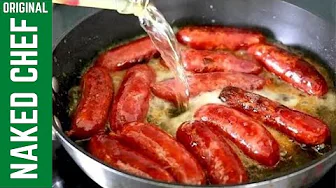 Chorizo a la Sidra | Tapas recipe | Chorizo sausage in Cider
