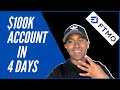 How I Passed the $100k FTMO Challenge in 4 Days!!