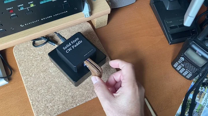 Solid State CW paddle by 9A5N 13. November 2022