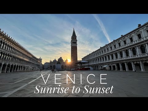 Sunrise to sunset Venice Italy May 2022