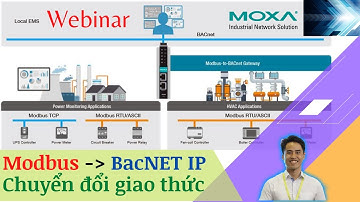 Vlog 172 - Webinar | Mgate MB5217 | Bộ chuyển đổi giao thức Modbus sang BacNET/IP | Moxa Việt Nam
