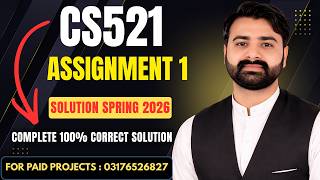 CS521 Assignment 1 Solution Spring 2026 | CS521 Assignment 1 Solution 2026 screenshot 3