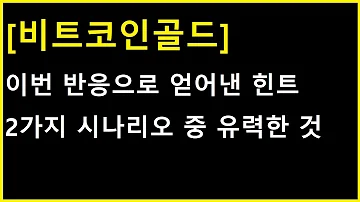 비트코인골드 코인 바로 강하게 넘어가려면 1가지 가능성 밖에 없습니다 현 시점에 유력한 다음 흐름