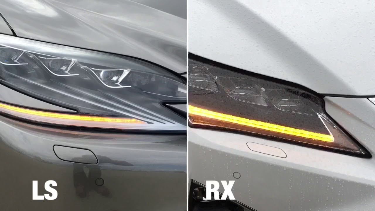 レクサスlsとrxの流れるウインカー比較 Youtube