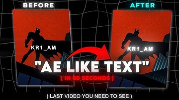 AE inspired @24KJHONEDITZ  like Text Animation in Alight Motion (+preset)