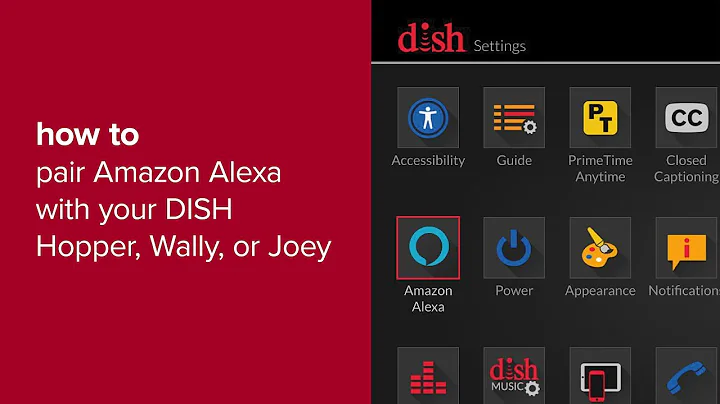 How to Pair Amazon Alexa with Your DISH Hopper, Wally, or Joey