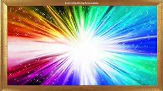 Rainbow Spectrum of Colors | Framed Digital Art | Screensaver 4K | No Sound Video