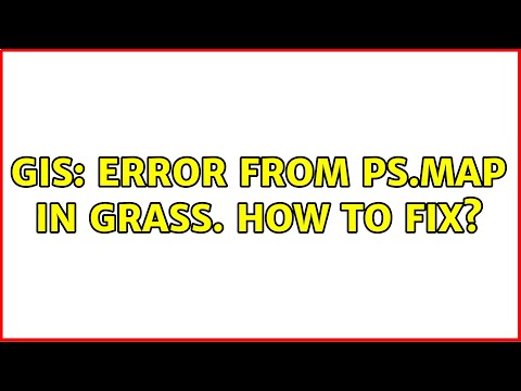 GIS: Error from