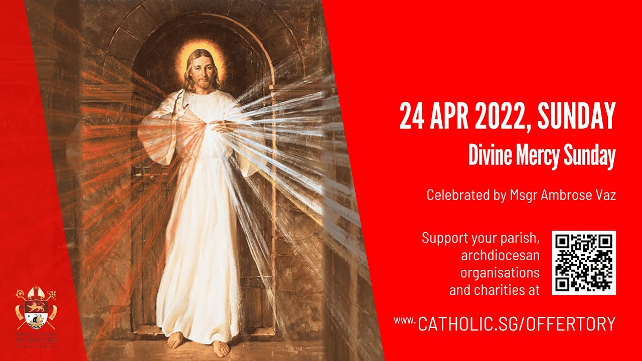 Catholic Sunday Mass Today Live Online - Divine Mercy Sunday 2022 ...