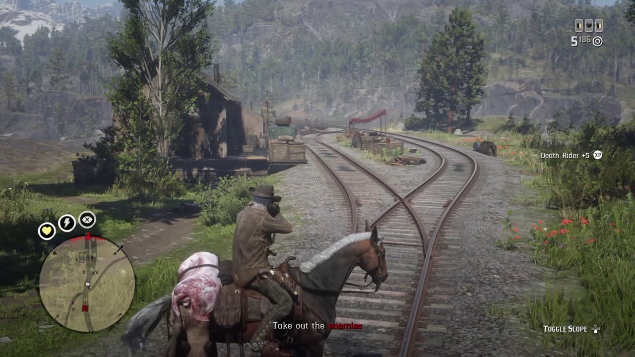 Red Dead Redemption 2. Bacchus Station treasure map YouTube