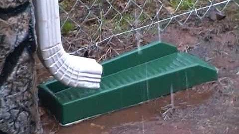 We have a clogged gutter