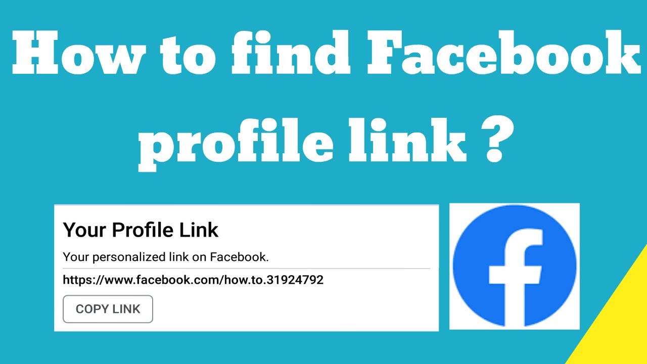 how to find your facebook profile link