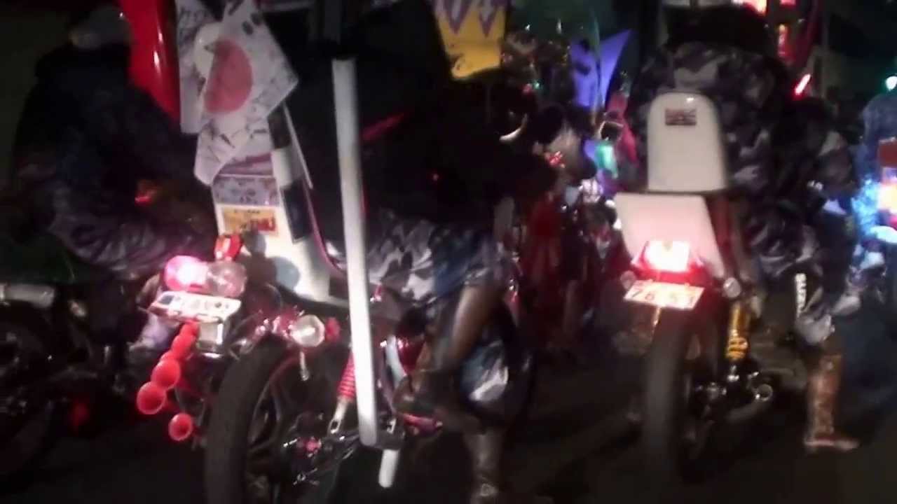 四国旧車曾 初日の出暴走2014 最終章 - YouTube