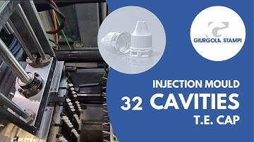 Injection Mould - 32 Cavities - T.E. Cap with Electric Unscrewing & Dropper