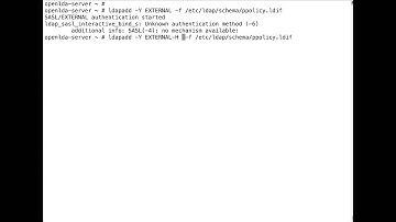 openldap unknown authentication method