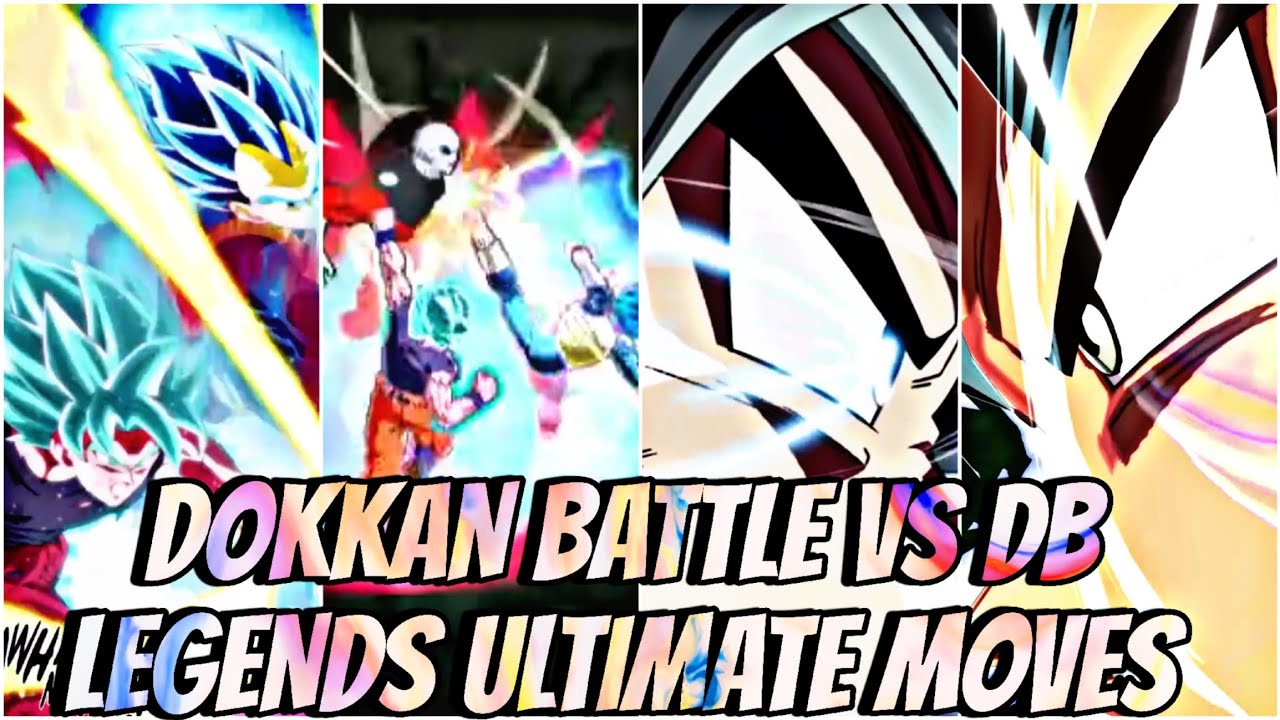 DRAGON BALL LEGENDS vs DOKKAN BATTLE Ultimate/Super Attack Animation 🔥🔥 ...
