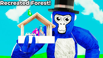 I Made Forest Map in Monkey blocks!