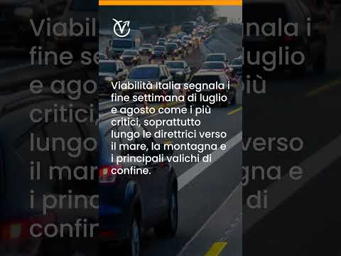 Video Prima di partire per le vacanze guarda queste date: rischi ore di coda in autostrada