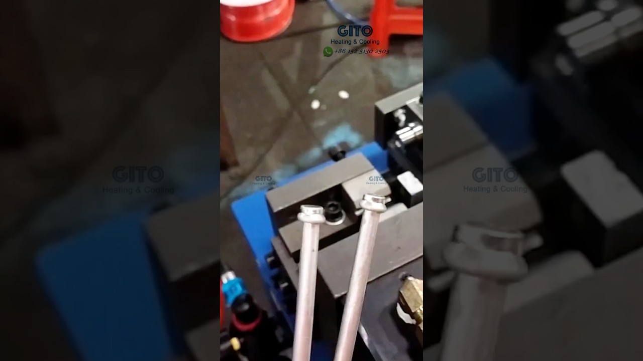 Gas Pipe Manufacturing for Boiler Burner, Aluminum Tube End Forming Machine