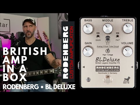 gear review #60 • Rodenberg BL Deluxe British Legend Amplifier Pedal