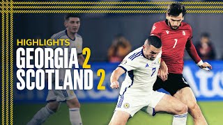 Georgia 2-2 Scotland | Shankland Scores Late Equaliser! | EURO 2024 Qualifier Highlights