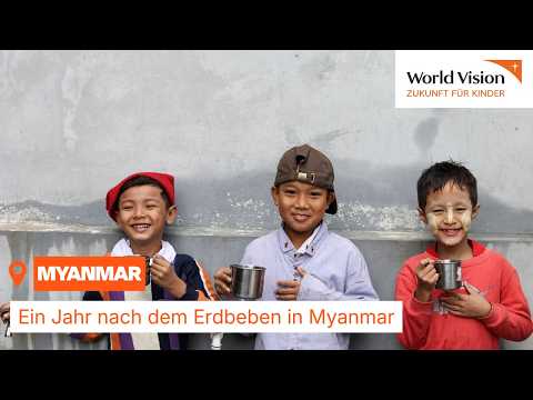 Ein Jahr Hilfe nach Erdbeben in Myanmar. Gemeinsam wieder aufbauen.