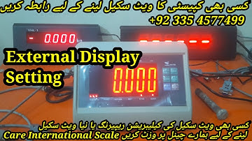Weighing Machine External Display | Industrial Weighing Scale External Display