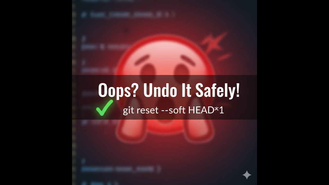 Undo Your Last Git Commit (Without Losing Work!) | 15-Second DevOps Tip ...