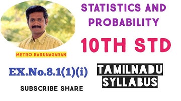 10th Std Maths Ex.8.1(1)(i) Find range and Coeff of range of 63, 89, 98, 125, 79, 108, 117, 68