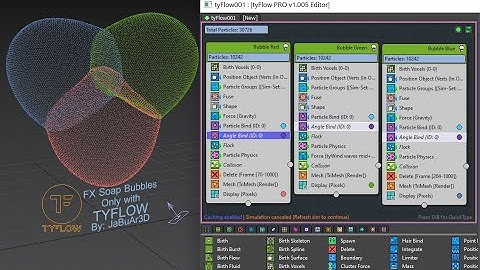 FX Bubbles Only with tyflow by: JaBuAr3D