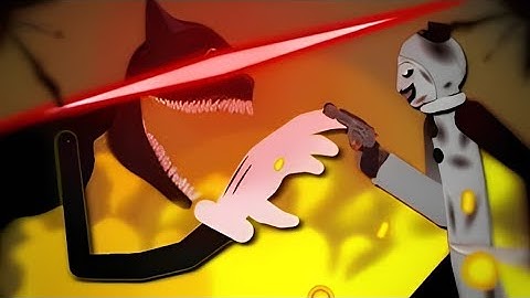 Cartoon cat Vs. Art Clown (Stick nodes/animations)