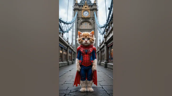 cat as spiderman #cat #viral #cute #ai #funny #kitten #catlovers #cutecat #shortvideos#shorts#short
