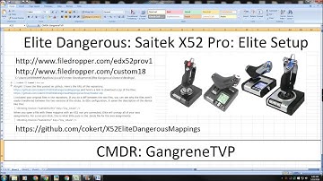 Saitek X52 Pro: Elite Dangerous Setup: Part 2c