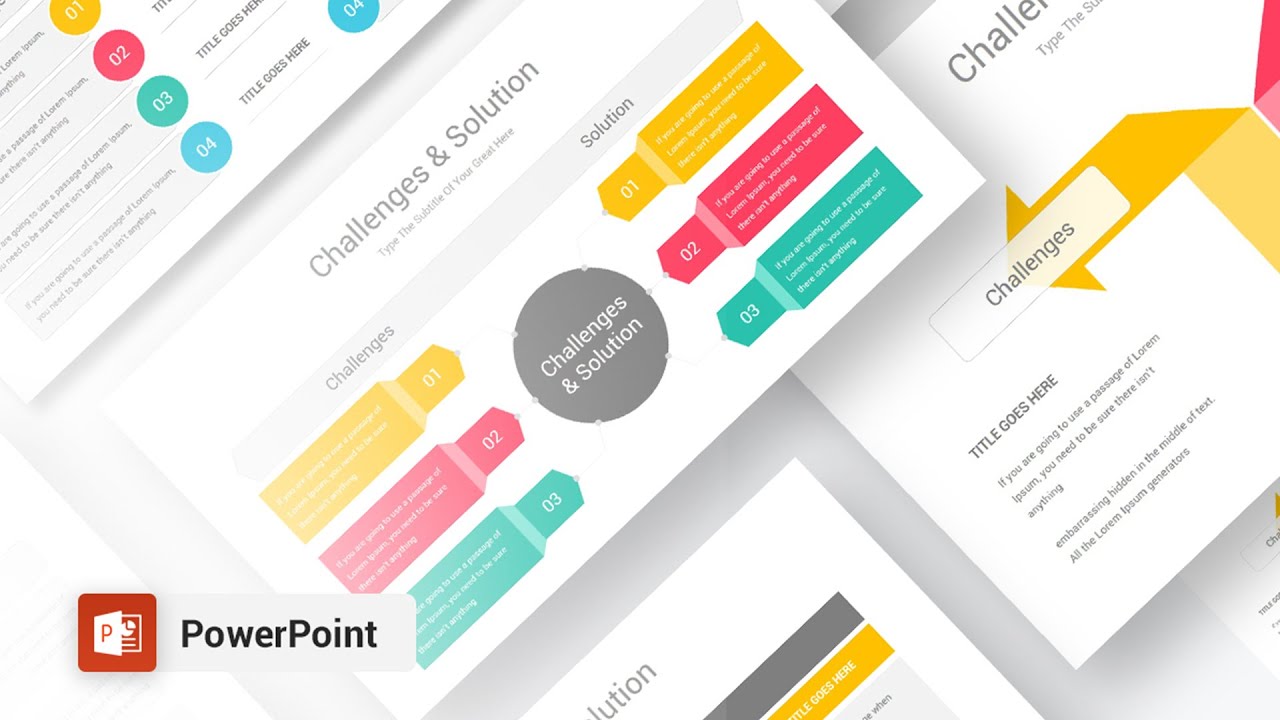 Challenges and Solutions PowerPoint (PPT) Template