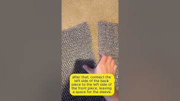 Assembly a 3d printed chainmail (linktree.com/propsmaker)