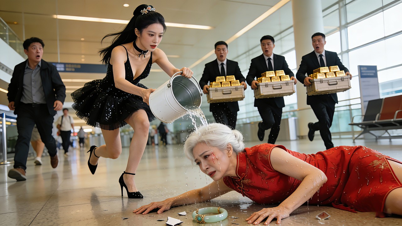 La PDGla plus riche déguisée teste sa belle-fille:me force à cirer chaussures 100 gardes stupéfient！