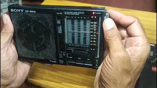 Sony ICF 7600A made in japan 9 band radio - YouTube