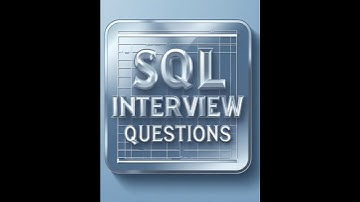 SQL Interview Questions Video15 #sql #sqlserver #interview