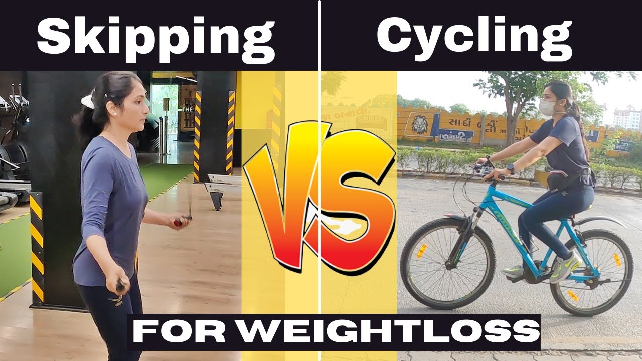 Burns More Calories Skipping vs Cycling in Hindi Which one is better