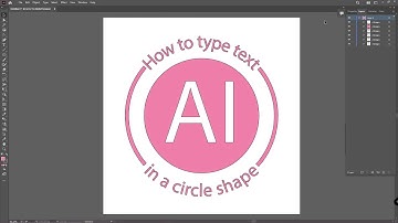 How to type text in a circle shape in Adobe Illustrator CC