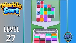 Marble Sort! Level 27: Gameplay Solution