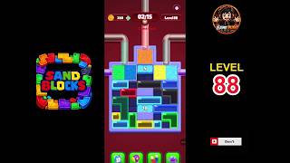 Sand Blocks Level 88 Walkthrough | Sand Blocks Drop Puzzle