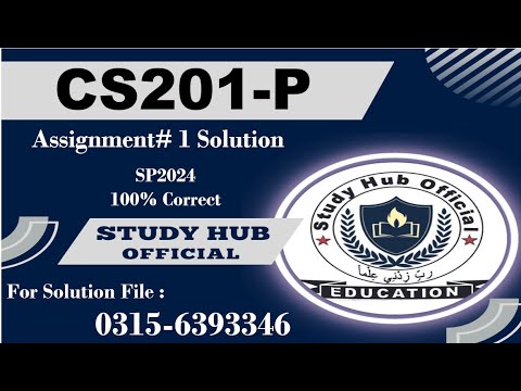 CS201P Assignment 1 Solution Spring 2024, CS201P Assignment 1 solution ...